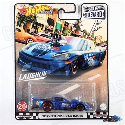 Hot Wheels Premium Boulevard Corvette Z Drag Racer Shopee Malaysia