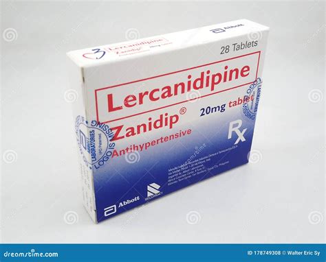 Comprimido Antihipertensivo De Lercanidipino Zanidip En Filipinas