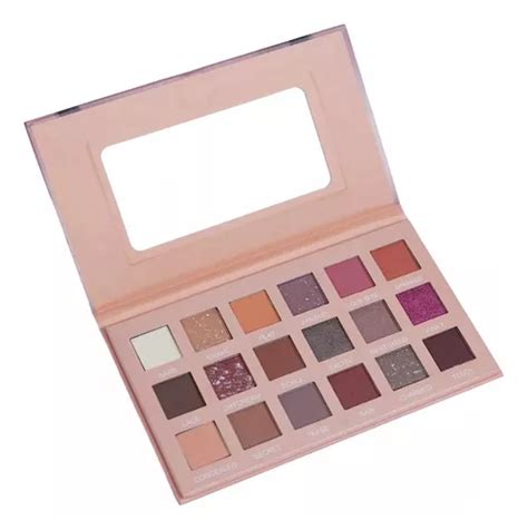Paleta Sombras Nude Tonos Rosas Dorado Ocres Espejo Mercadolibre