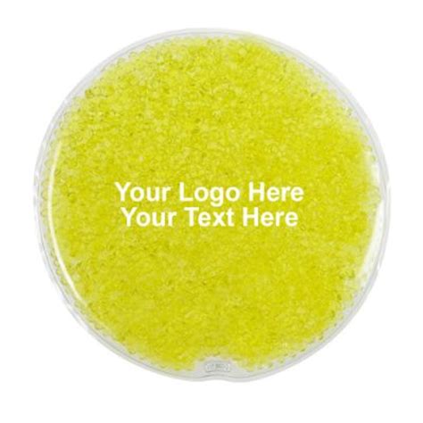 Custom Imprinted Round Gel Beads Hot And Cold Packs Hot Cold Packs