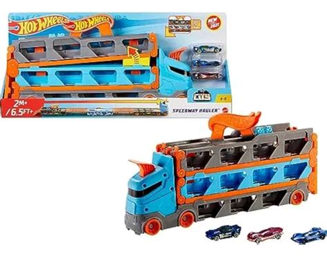 Transportador De Almacenamiento Hot Wheels Speedway Hauler Cuotas Sin Inter S