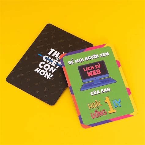 Mua Bộ bài HUỆ bản đặc biệt TCCH Drinking game hot trend cho nhóm bạn tụ tập liên hoan ăn nhậu