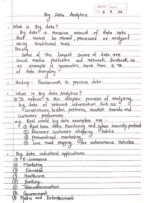 Notes Big Data Analytic Bda Computer Engineering Studocu