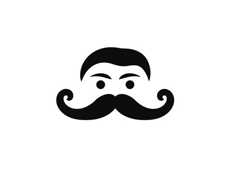 cool mustache collection coloring coloring page