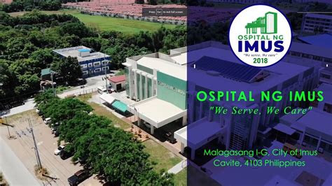 ospital ng imus services youtube