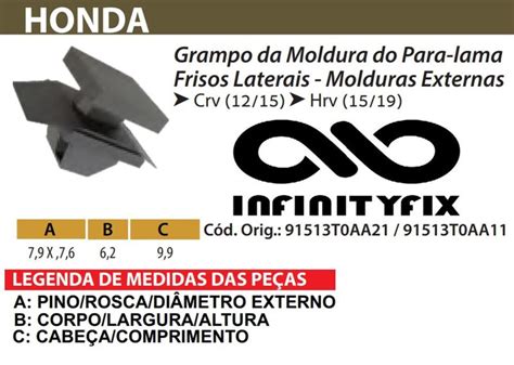 10 Grampo Da Moldura Do Para Lama Frisos Laterais Molduras Externas