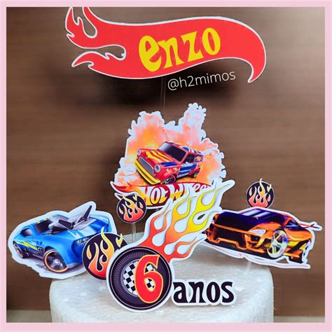 Topo De Bolo Hot Wheels Topo De Bolo Para Imprimir