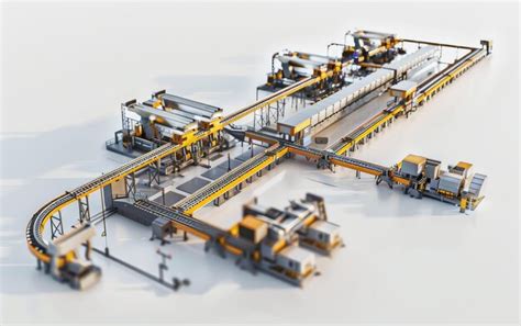 Premium Photo Inside The Modern Assembly Line On White Background