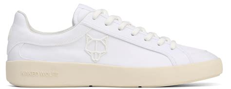 Giày Naked Wolfe Portofino White Nylon Authentic Shoes