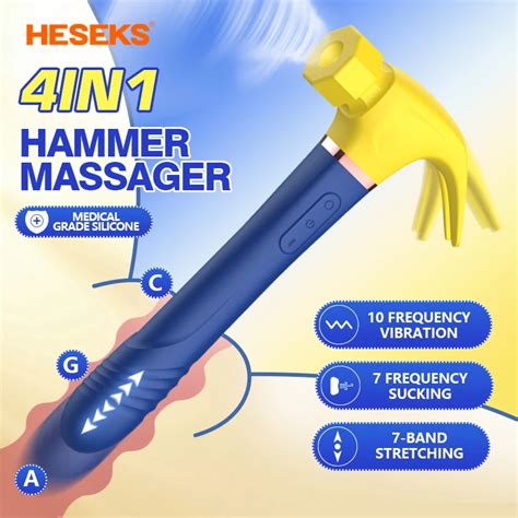 Heseks 4 em 1 amor hamma vibrador para mulher adulto clitóris