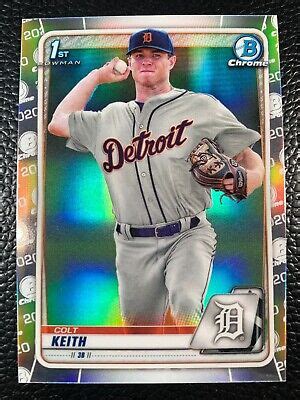 Bowman Chrome Draft Colt Keith Refractor Rc St Bowman Detroit