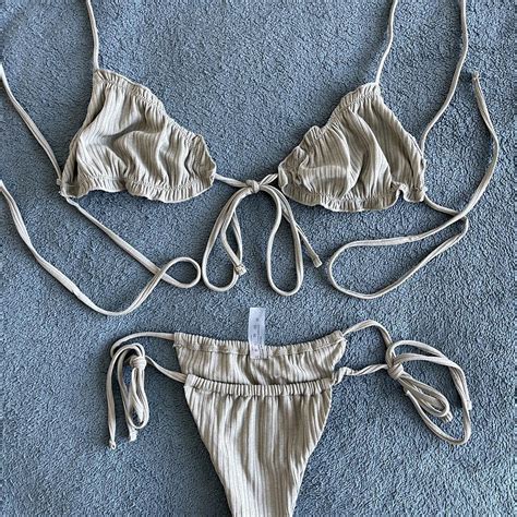 Super Cute Bikini Set Size M And Unfortunately Idk Depop