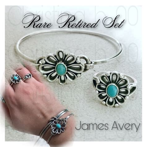 James Avery Jewelry Rare James Avery De Flores Ring Bracelet Set