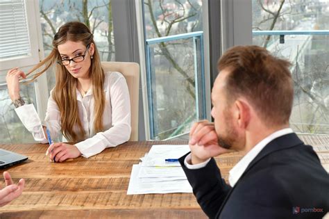 Sexy Secretary Ria Sunn Gets A Double Penetration In A Hot Office Threesome CoedCherry