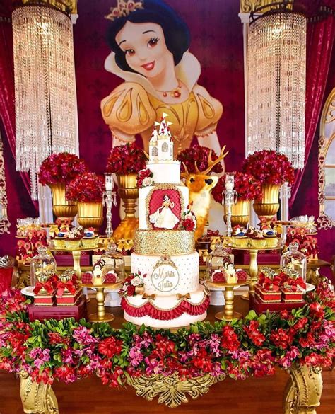 Temas De Aniversário Da Branca De Neve - 21 ideias de Tema branca de neve | branca de neve, aniversario, festa ...