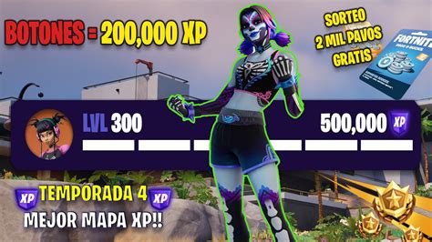 MAPA De XP Como SUBIR RAPIDO De NIVEL En Fortnite Capitulo 4