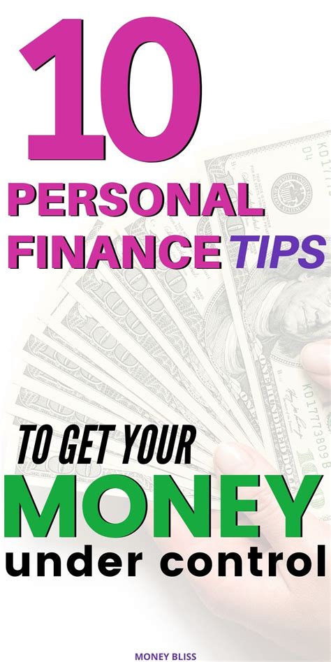 Top 10 Personal Finance Tips For 2020 Money Bliss Finance Tips