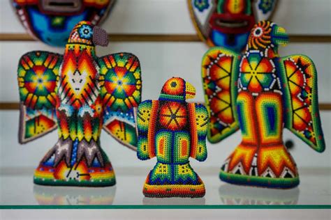 Tao Sol Huichol Wixáritari Bead Art Lakeside Guide To Ajijic Mexico