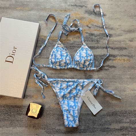 Dior Baby Blue Bikini Set ARTLXRY LONDON