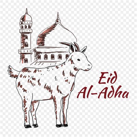 Eid Al Adha Png Transparent Eid Al Adha Line Art Illustration