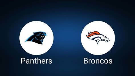 Carolina Panthers Vs Denver Broncos Week 8 Tickets Available Sunday