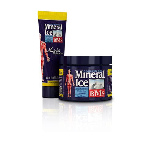 Topical cooling gel & ice Mineral ice Tube 80g - Zeusmedicos