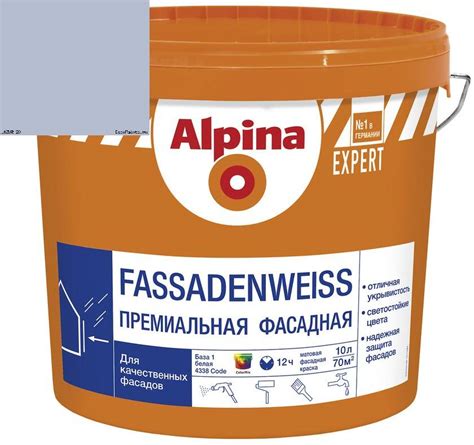 Фасадная краска Альпина (alpina fassadenweiss caparol): полный обзор и ...