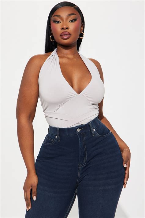 Miami Babe Bodysuit - Grey | Fashion Nova