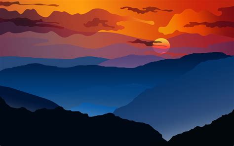 Sunset Mountain Wallpapers 4k Hd Sunset Mountain Backgrounds On