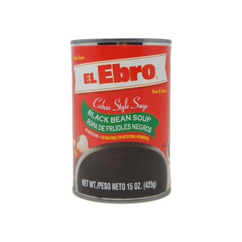 El Ebro Black Bean Cuban Style Soup 15 Oz Cans Multipack