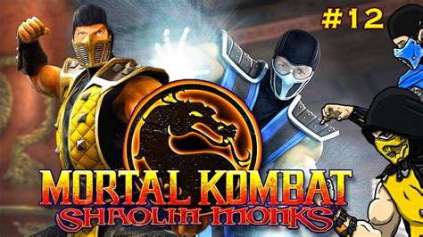 Scorpion Sub Zero Play Mortal Kombat Shaolin Monks Part 12 VS