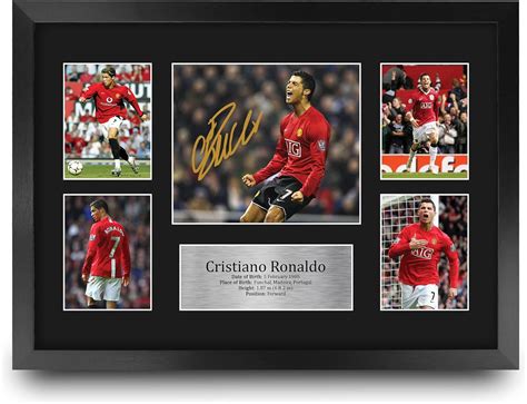 Hwc Trading Fr A3 Cristiano Ronaldo Manchester United Man Utd Ts