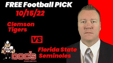 Free Football Pick Clemson Tigers Vs Florida State Seminoles 10 15