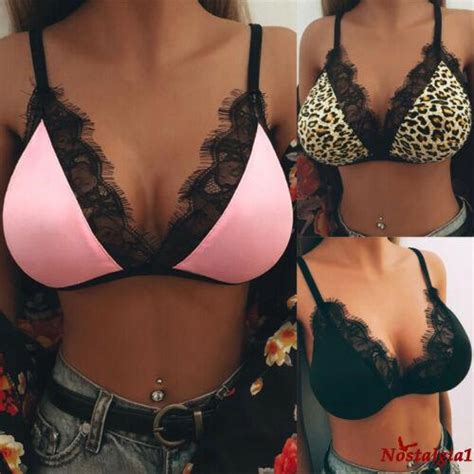 Conjunto De Lingerie Suti De Renda Push Up Calcinha Fio Dental Feminino Sexy Beecost