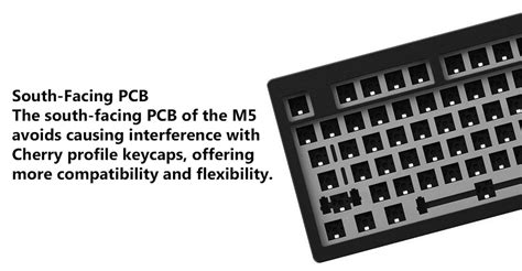 Monsgeek M Qmk Aluminum Case Hot Swappable Mechanical Keyboard Gasket Diy Kit Silver Shopee