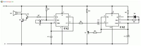 Пьезосирена схема