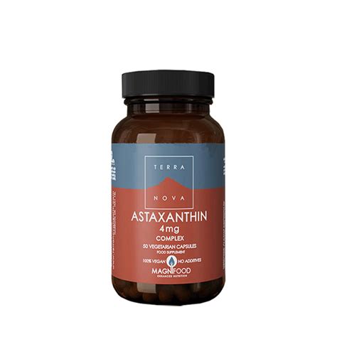 АСТАКСАНТИН КОМПЛЕКС капсули 4 мг. 50 броя / TERRANOVA ASTAXANTHIN ...