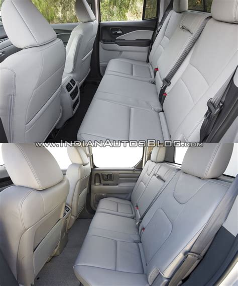 Second Gen 2017 Honda Ridgeline Vs First Gen Honda Ridgeline Rear Seats