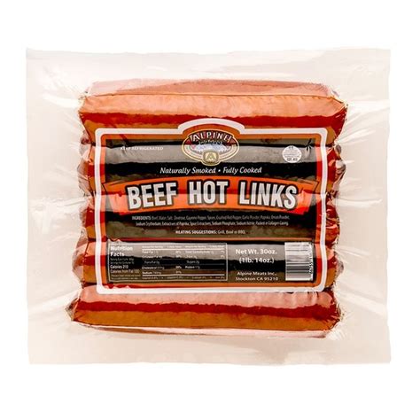 Alpine Beef Hot Link Sausage Oz Instacart