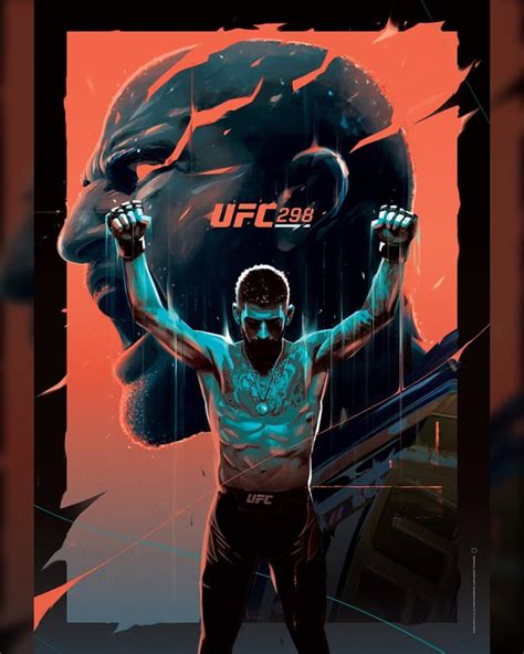 Artist Series Poster For Ufc 298 Rmma
