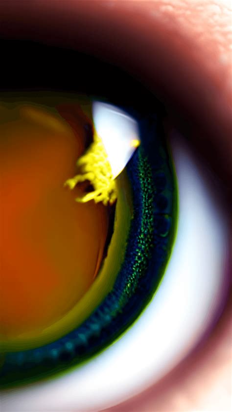 Realistic Microscopic Human Eye Closeup Graphic · Creative Fabrica