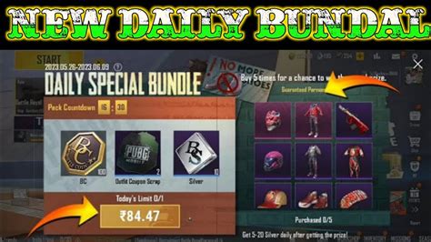 100 Bc Free How To Unlock Daily Special Bundle Pubg Lite Pubg Lite