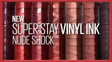 Maybelline New York Super Stay Vinyl Ink Nude Shock TV Spot Shake Up ISpot