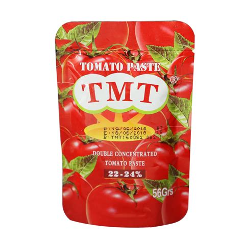 Standing Sachet Tomato Paste 56g 70g Hebei Tomato Industry Co Ltd