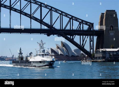 Sydney Australia 24th Oct 2023 The U S Navy Unmanned Surface Vessel