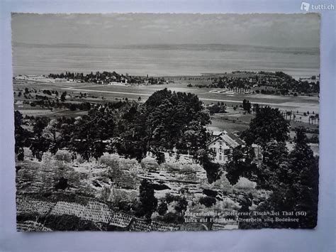 Historische Postkarte Vom Steinerner Tisch Bei Thal Im Kanton St