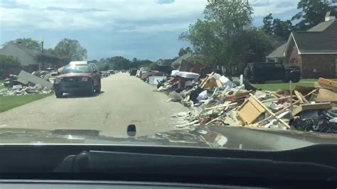 Louisiana Flood Of Timelapse Of One Denham Springs Neighborhood