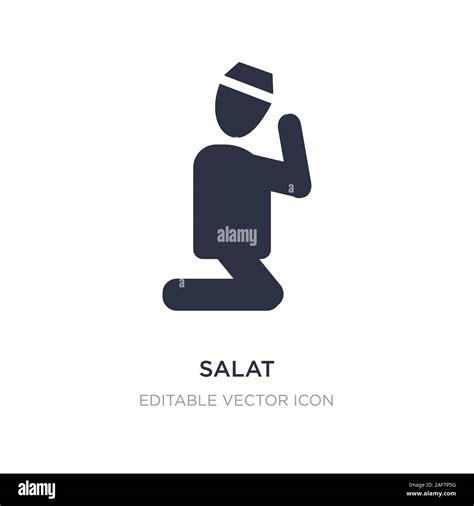 salat icon on white background. Simple element illustration from People ...
