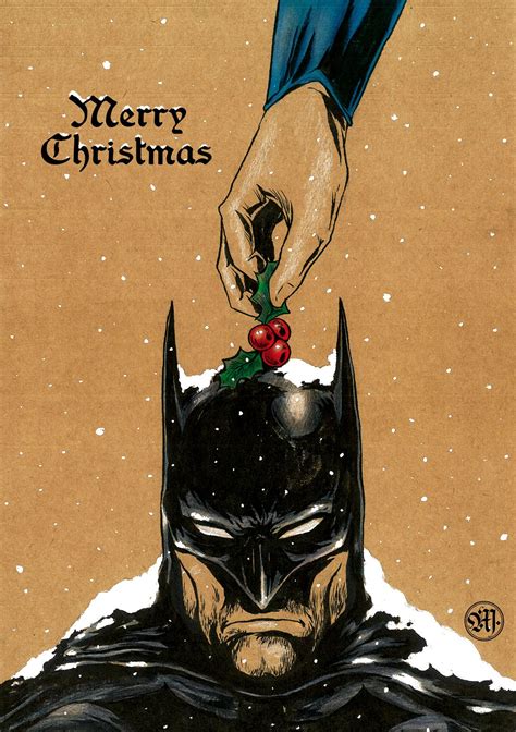 Batman V Superman Merry Christmas Superhero Christmas Batman Comic