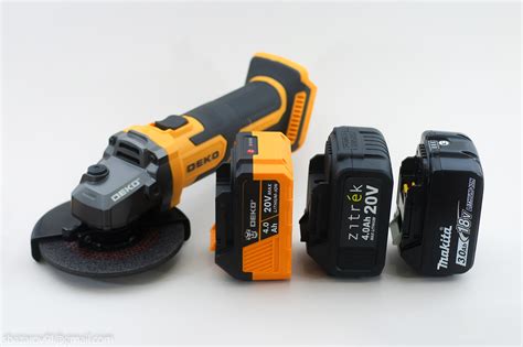 Нет розетки? Не беда! Обзор аккумуляторной УШМ Deko DKAG20-125 ...